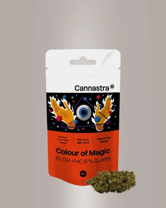 Cannastra 10-OH-HHC Blüten Color of Magic (Zkittles) | 97%