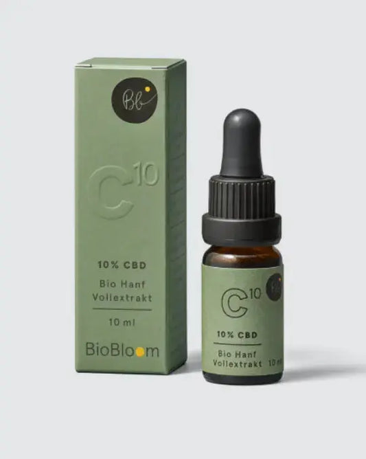 10% Bio Vollspektrum CBD Öl – 1.000 mg CBD 10 ml BioBloom