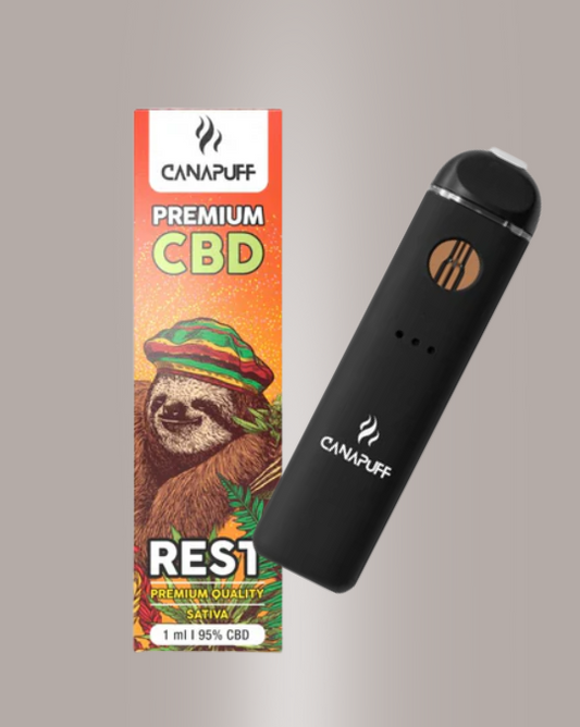 REST 95 % CBD Vape Einwegverdampfer für Entspannung & Schlaf
