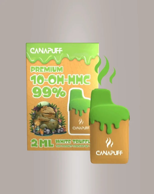 White Truffle Vape mit 99 % 10‑OH‑HHC intensives Aroma und entspannte Wirkung