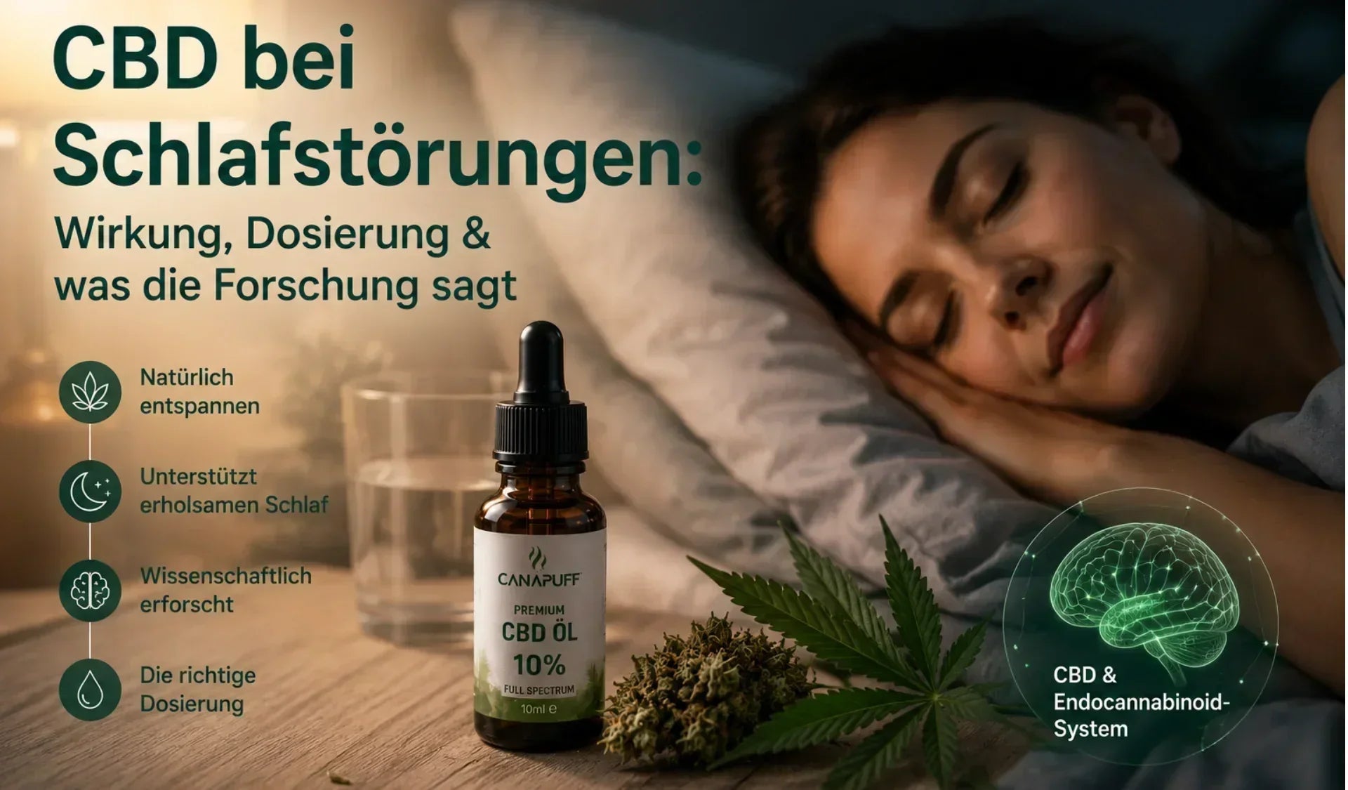 CBD bei Schlafstörungen: Wirkung & Dosierung