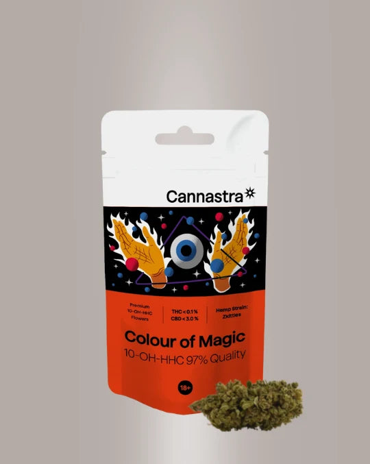 Cannastra 10-OH-HHC Blüten Color of Magic (Zkittles) | 97%