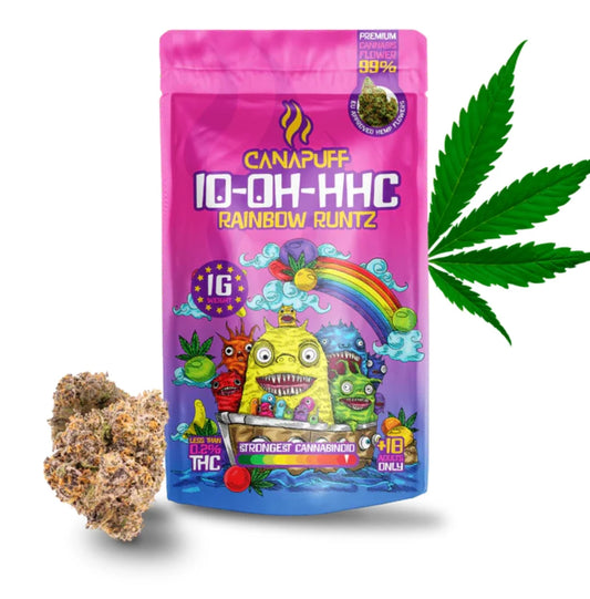 Rainbow Runtz 99% Canapuff 10-OH-HHC Blüten