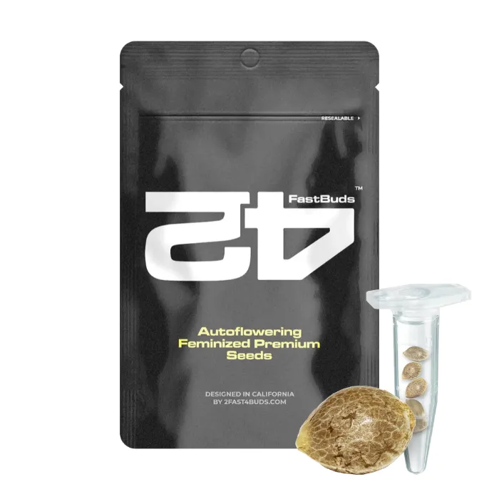42 Fast Buds Pound Cake Cannabissamen Automatic mit Verpackung