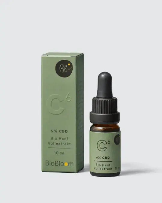 6% Bio CBD Öl – Natürliches Vollspektrum Öl von BioBloom