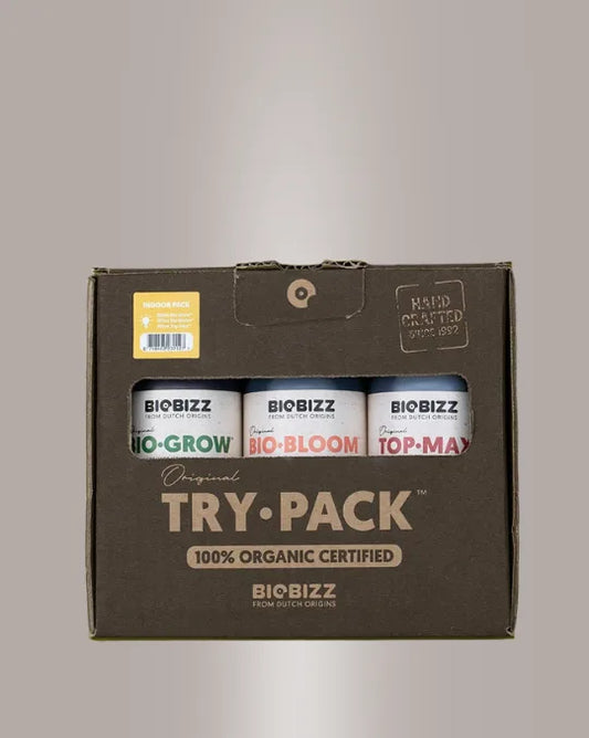 BioBizz Try Pack Indoor, organisches Düngerset für 1 bis 4 Pflanzen
