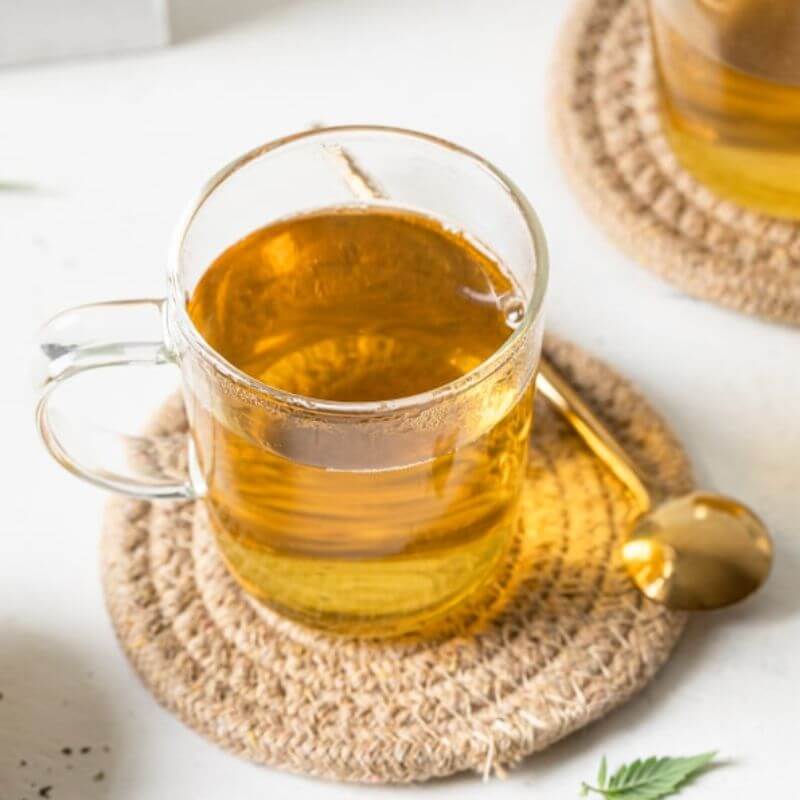 Kräutermischung mit Hanf, Fenchel & Käsepappel Teetasse