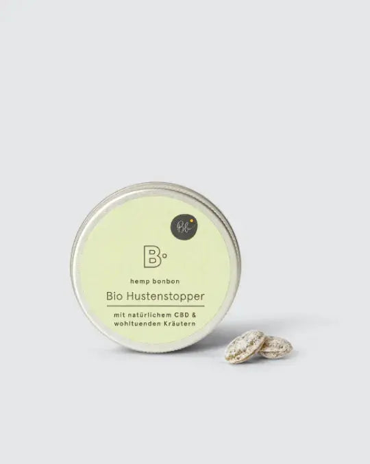 Bio Hustenstopper mit CBD – hemp bonbon BioBloom