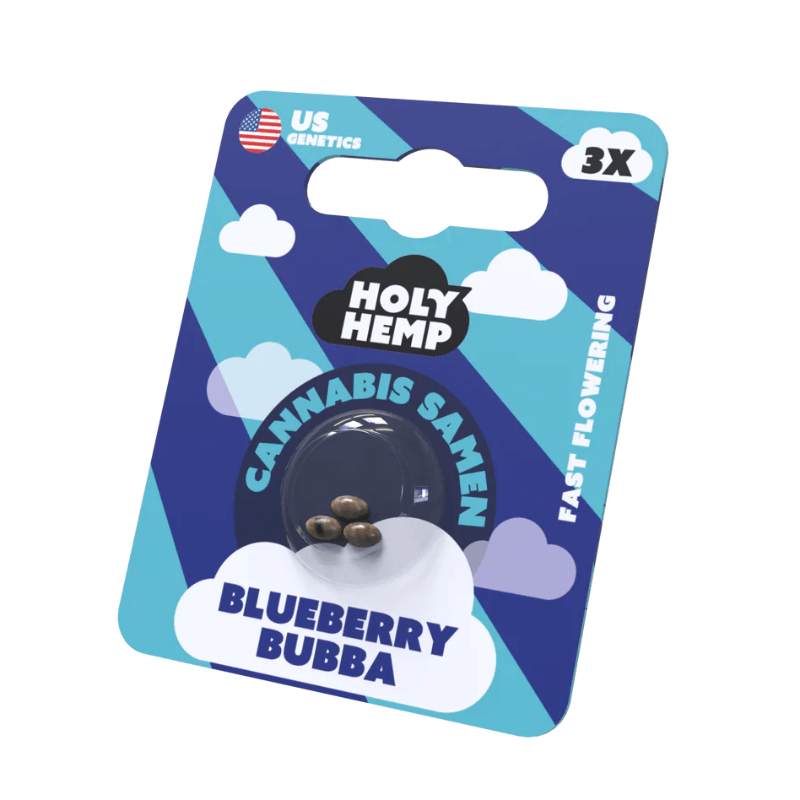 Blueberry Bubba Cannabis Samen HolyHemp  Verpackung