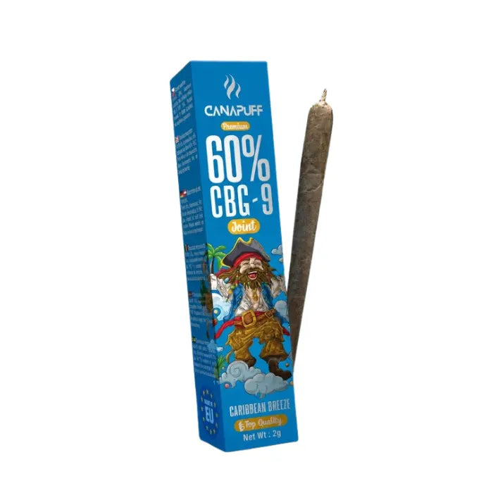 fertig gedrehter CBG9 Joint Caribbean Breeze 60% 2 g von Canapuff

