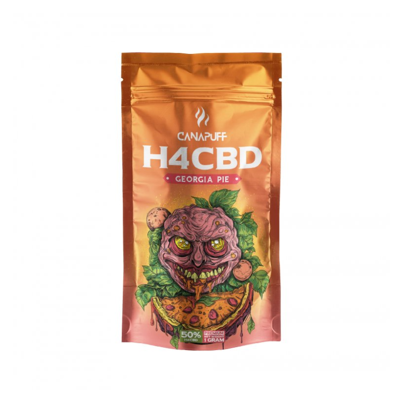 Canapuff H4CBD Blüten in Verpackung Georgia Pie 50% H4CBD