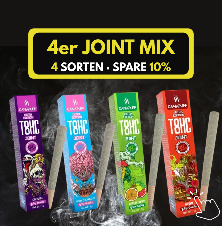 T8HC Joint 4er Bundle Ultra Edition 4 x 1g Canapuff