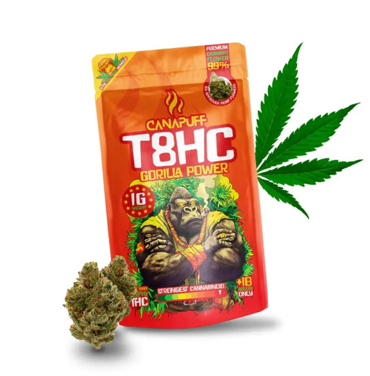 Canapuff T8HC Blüten Gorilla Power 99%
