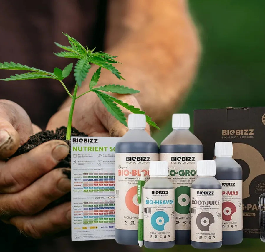 Cannabis Dünger kaufen in Deutschland. Organischer Grow Dünger für gesunde Pflanzen.