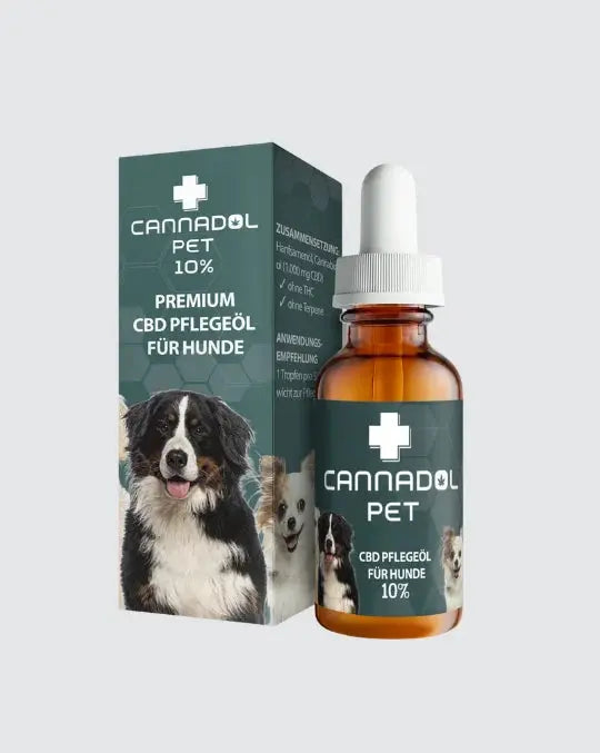 Cannadol Pet 10% Premium CBD Öl für Hunde – (10 ml)