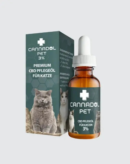 Cannadol Pet 3% Premium CBD Öl für Katzen – (10 ml)