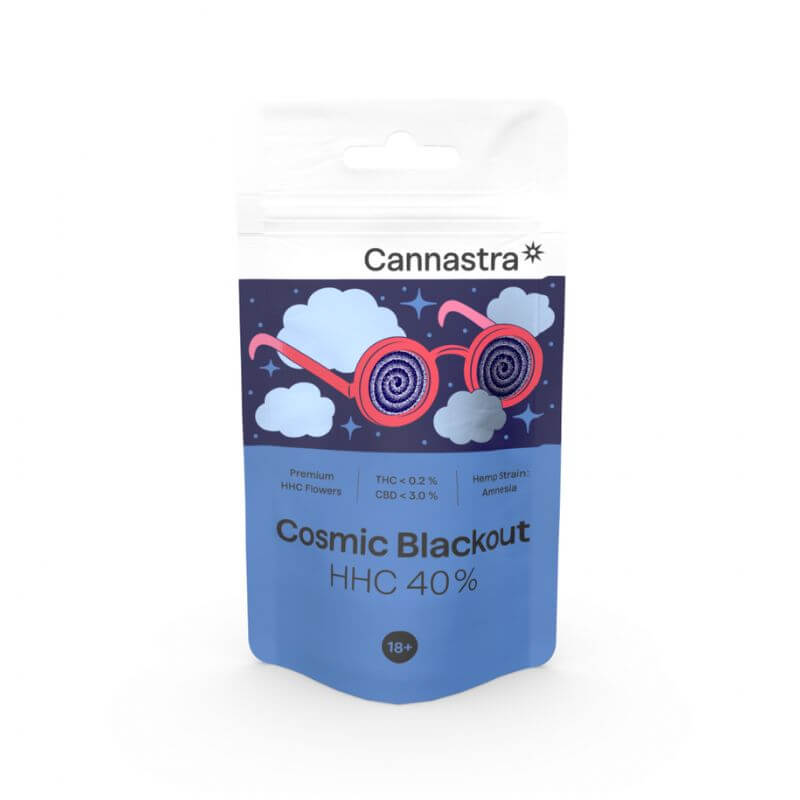 Cannastra Cosmic Blackout HHC 40% Packung Front Ansicht