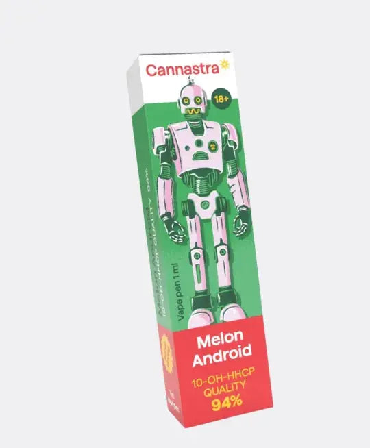 Cannastra 10-OH-HHCP Vape Pen Melon Android 94% 1ml
