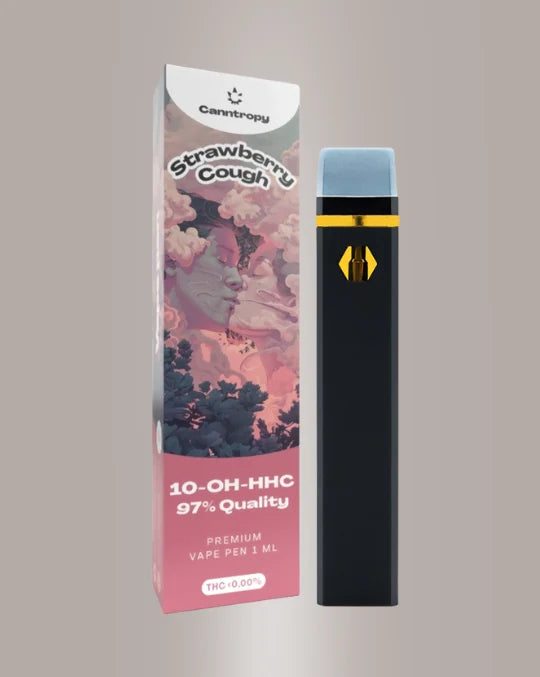 Canntropy 10-OH-HHC Vape Pen Strawberry Cough 97%