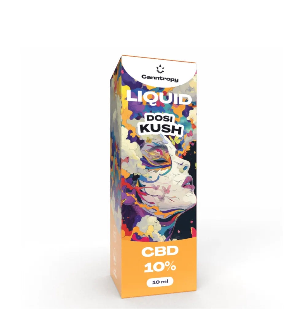 Canntropy CBD Liquid Dosi Kush 10 Prozent 10ml E-Liquid Flasche CBD Vape kaufen KANNOBA