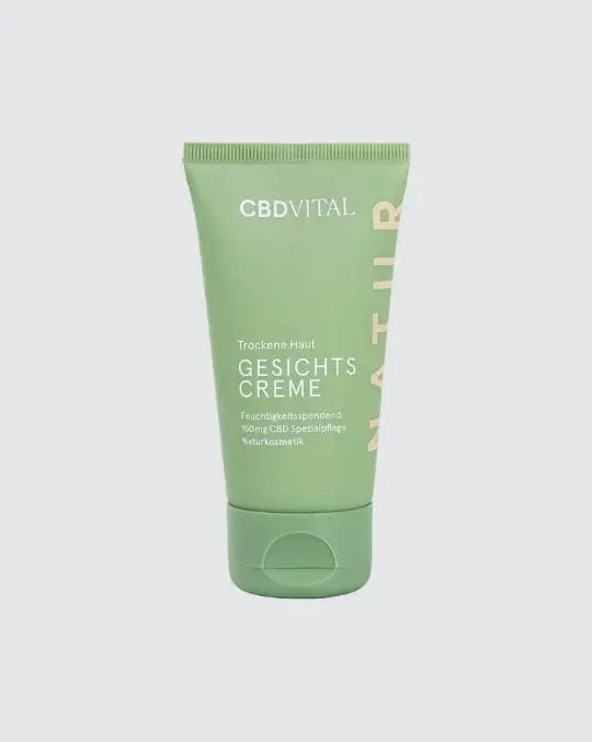 CBD VITAL – CBD Gesichtscreme – Trockene Haut (150mg) CBD 50ml