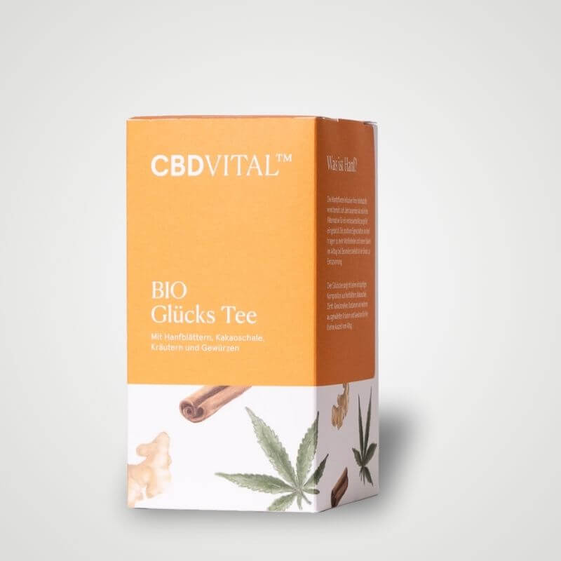 CBD Vital BIO Glücks Tee Verpackung front