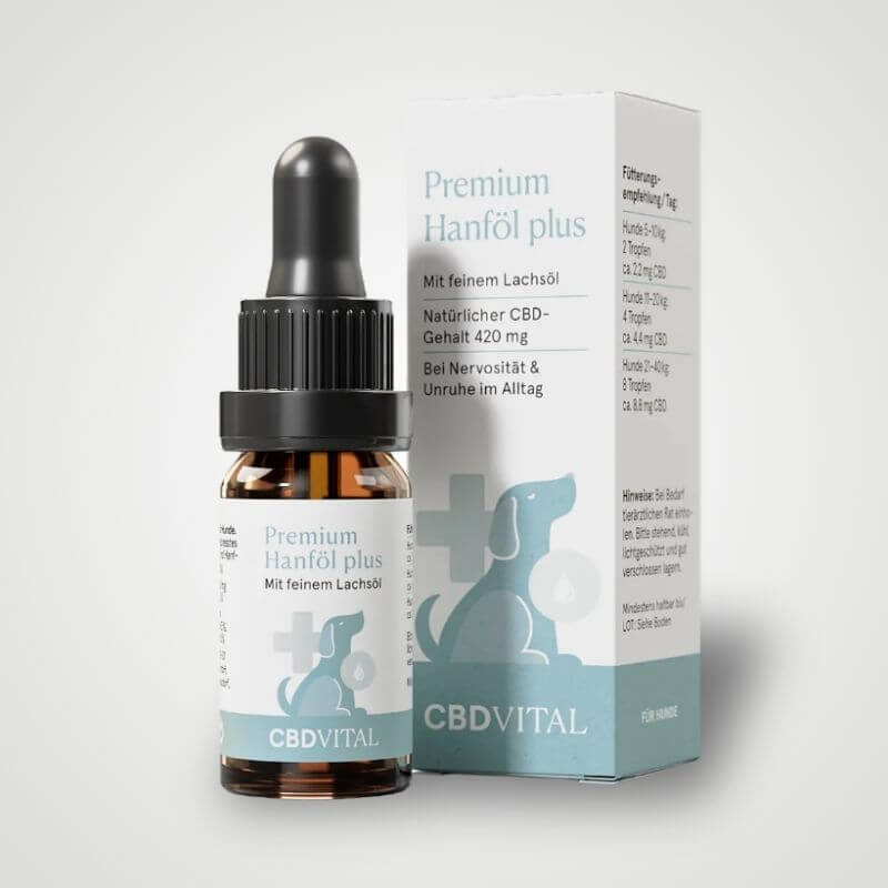 Hanföl mit CBD für Hunde 10ml