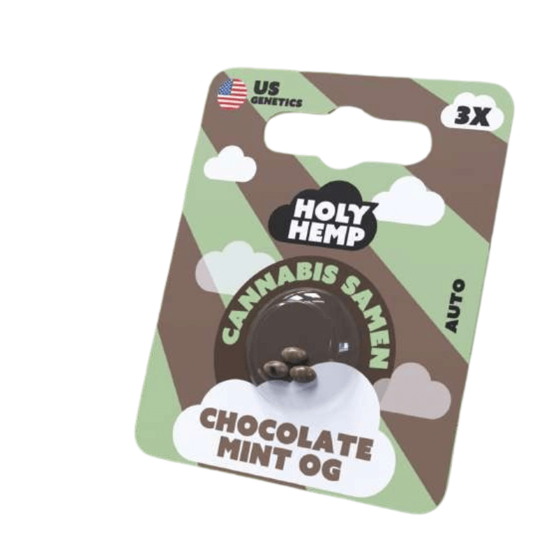 Cannabis Samen Chocolate Mint OG 3 Stück Verpackung