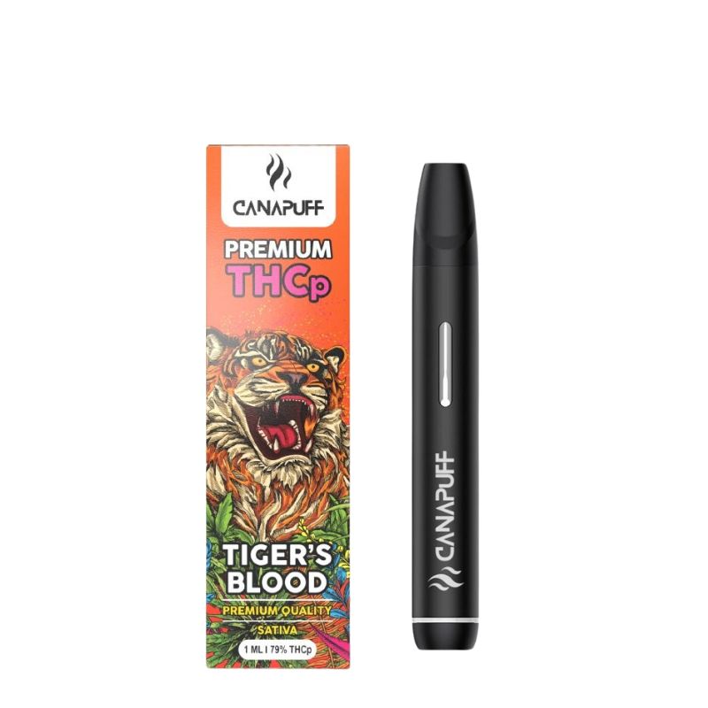 THCP Vape TIGER'S BLOOD 79% Canapuff