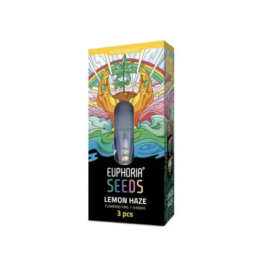 Euphoria Seeds Lemon Haze Autoflower Samen, Verpackung mit 3 Samen und 7 bis 9 Wochen Blütezeit