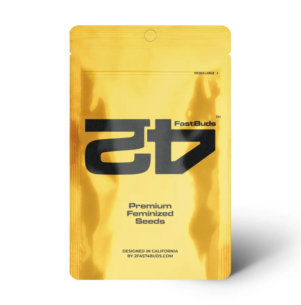 42 Fast Buds Papaya Sherbet Feminisiert – Cannabis Samen Verpackung, versiegelt