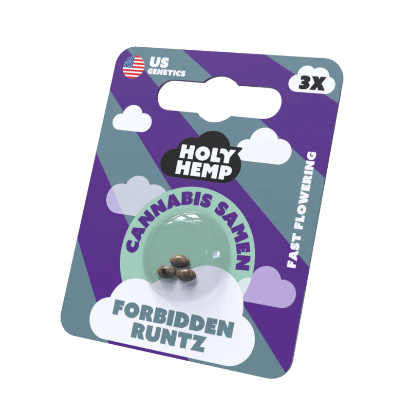 Forbidden Runtz Cannabis Samen HolyHemp Verpackung