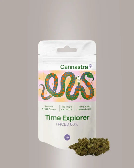 Cannastra H4CBD Blüte Time Explorer (Durban Poison) – 60% H4CBD