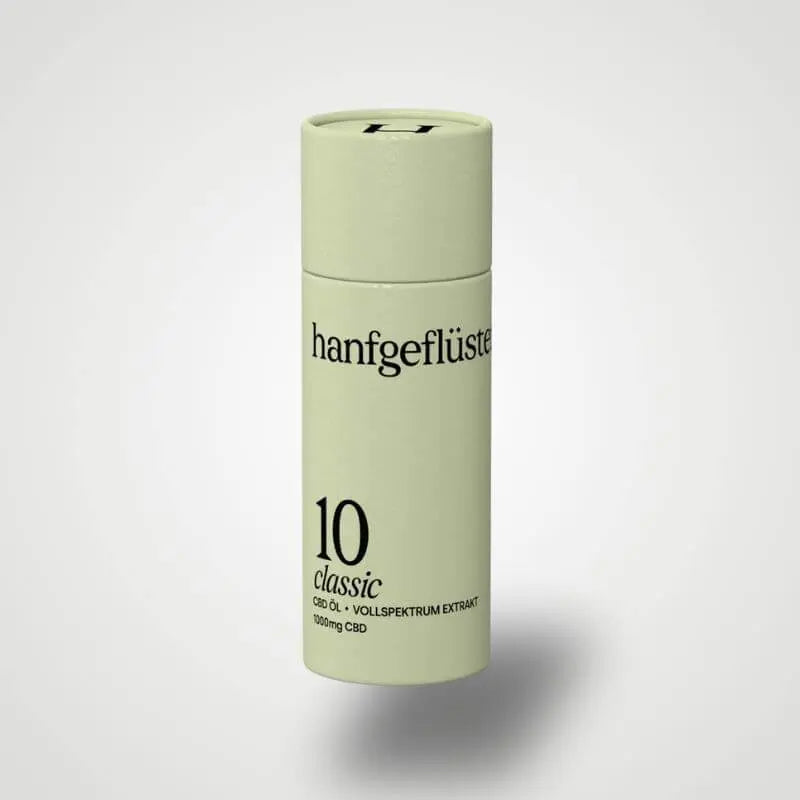 Hanfgeflüster 10% CBD Öl für mehr Entspannung & Gelassenheit im Alltag