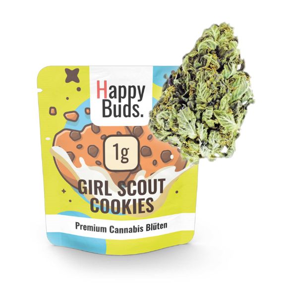 Girlscout Cookies von Happy Buds CBD Blüten 1 Gramm