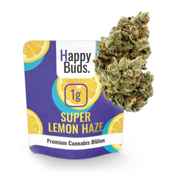 Happy Buds Super Lemon Haze 1g Packung