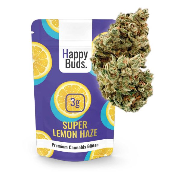 Happy Buds Super Lemon Haze 3g Packung