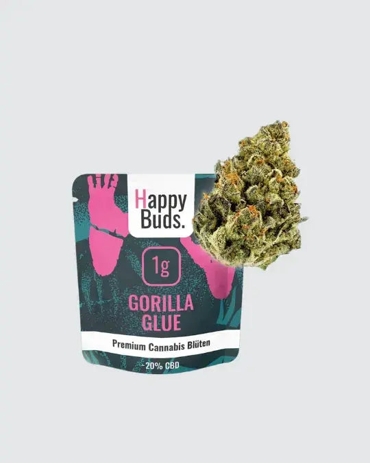 Gorilla Glue CBD‑Blüten – Premium EU‑Hanf mit ~20 % CBD 1 Gramm