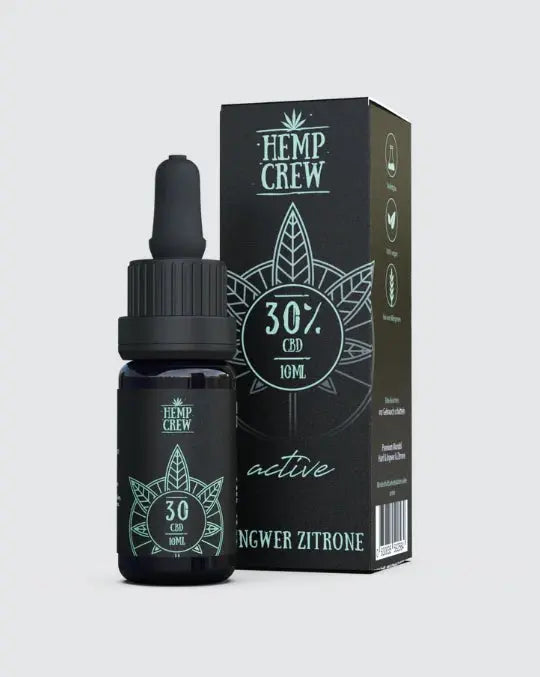 CBD Öl „Ingwer / Zitrone“ 30 % – Vollspektrum-CBD Hemp Crew
