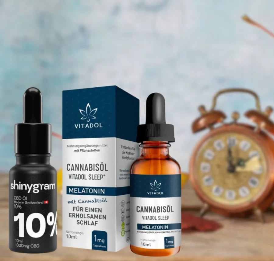 Zeitumstellung & CBD Instagram post