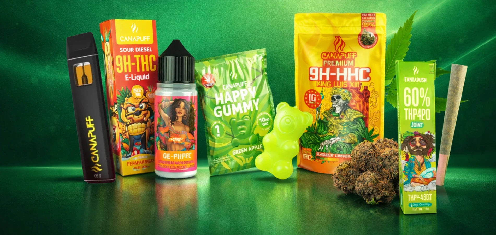 Cannabis Produkte Headerbild Desktop  Kannoba