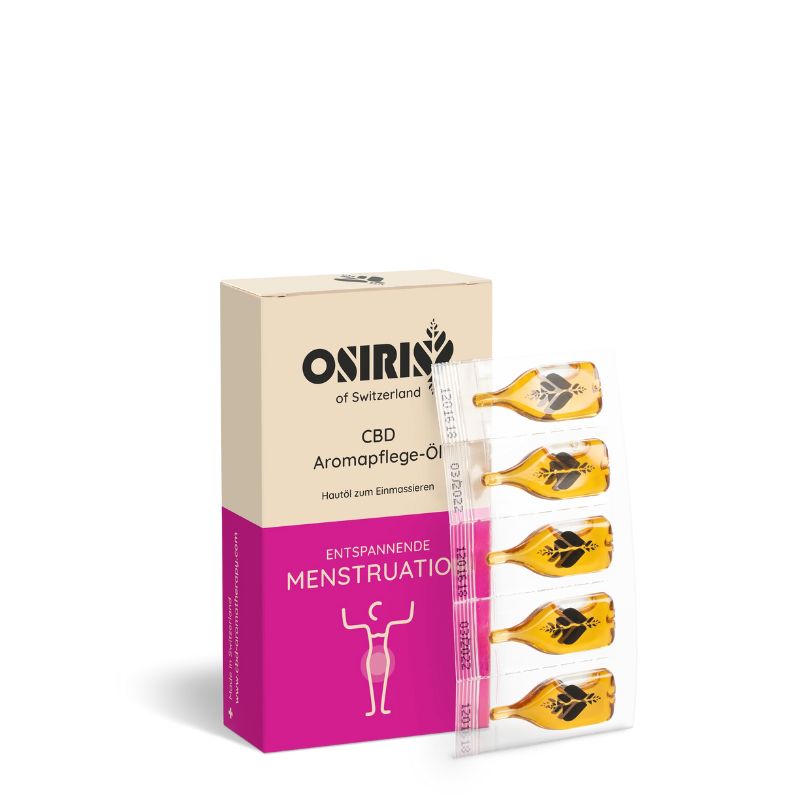 CBD Aromapflege-Öl zur Linderung von Menstruationsbeschwerden