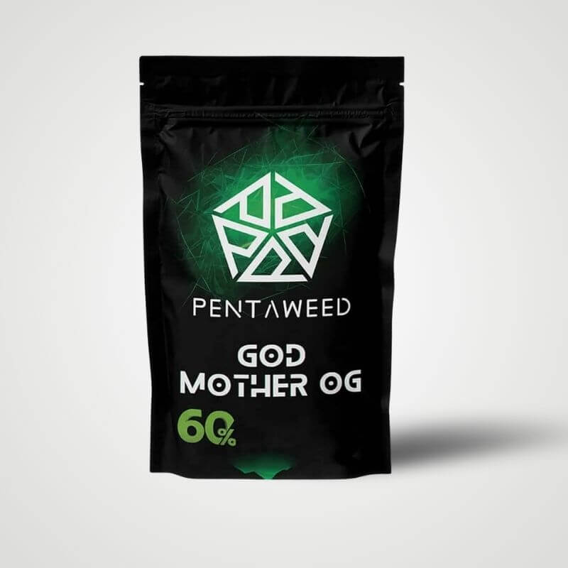 Pentaweed God Mother OG 60% Blüten in Verpackung