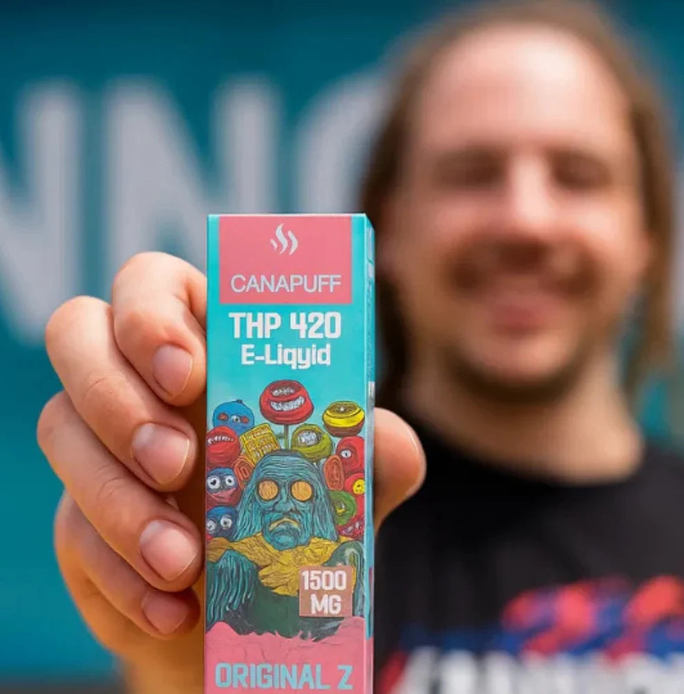THP420 E-Liquid von Canapuff als Beispielprodukt im Sortiment des CBD Online Shops KANNOBA